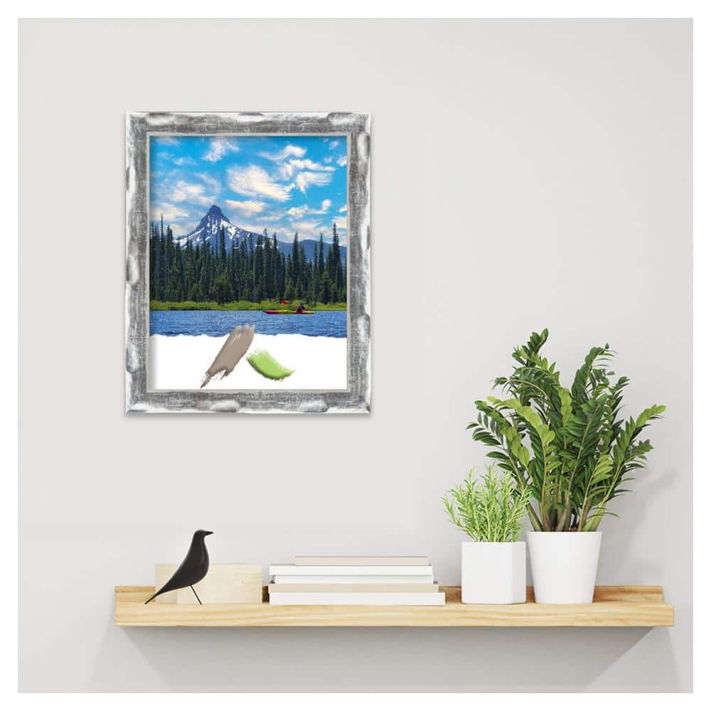Glossy Silver Polystyrene Rectangular Wall Picture Frame