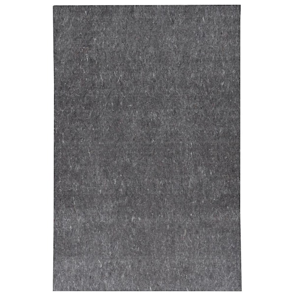 Linon Home Decor Underlay Premier Plush Grey and Multi 9 ft. x 12 ft. Hard and Smooth Surface Rug Pad