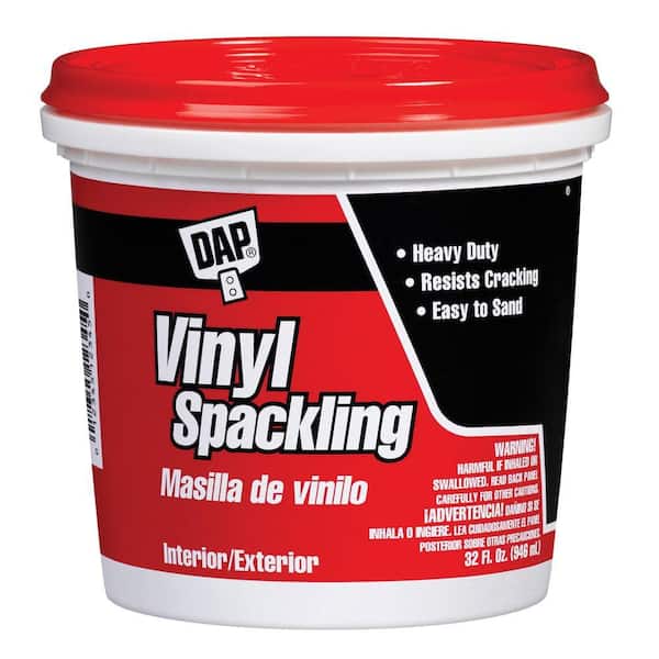 DAP 32 oz. Ready-to-Use Vinyl Spackling in White