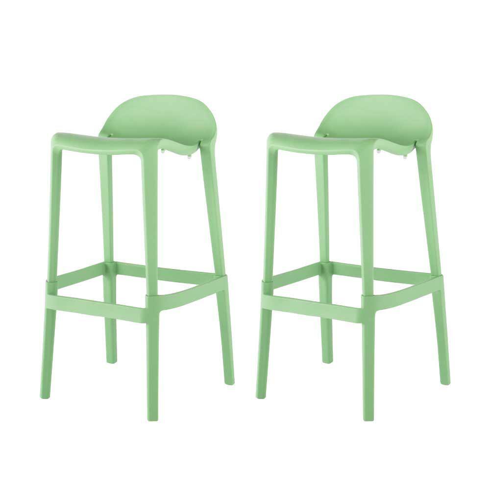 Joyous 34.30 in. Green Indoor/Outdoor Barstool (Set of 2) price history on PriceWatchPro