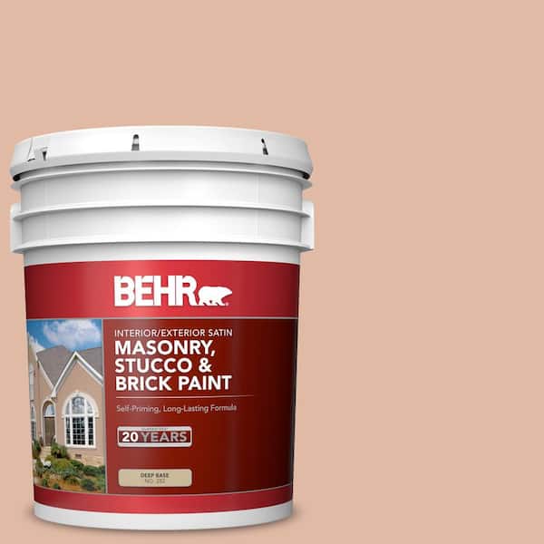 5 gal. #MS-08 Santana Satin Interior/Exterior Masonry, Stucco and Brick Paint