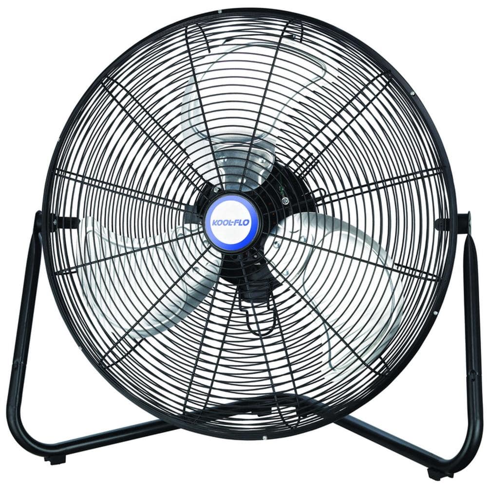 18 in. 3-Speed Portable High Velocity Heavy Duty Metal Industrial Floor Fans in Black, 90°Oscillating Quiet price history on PriceWatchPro