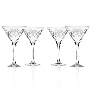 Olive Branch Clear 10 oz. Martini Glass (Set of 4)