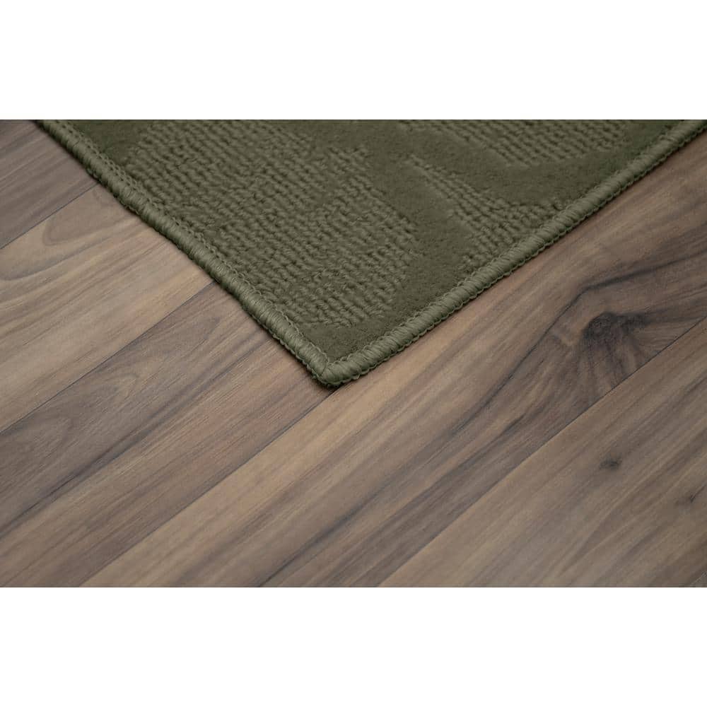 Sparta Sage Tufted Non-Slip 3' x 5' Area Rug
