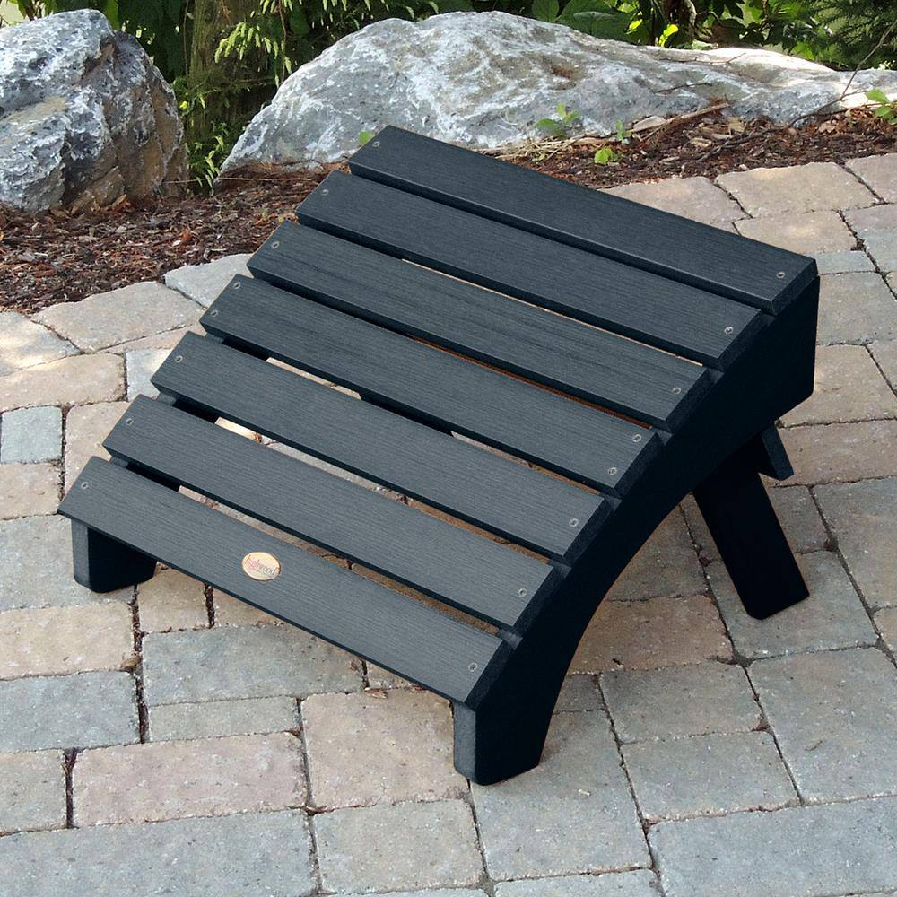 Adirondack Federal Blue Recycled Plastic Outdoor Folding Ottoman price history on PriceWatchPro