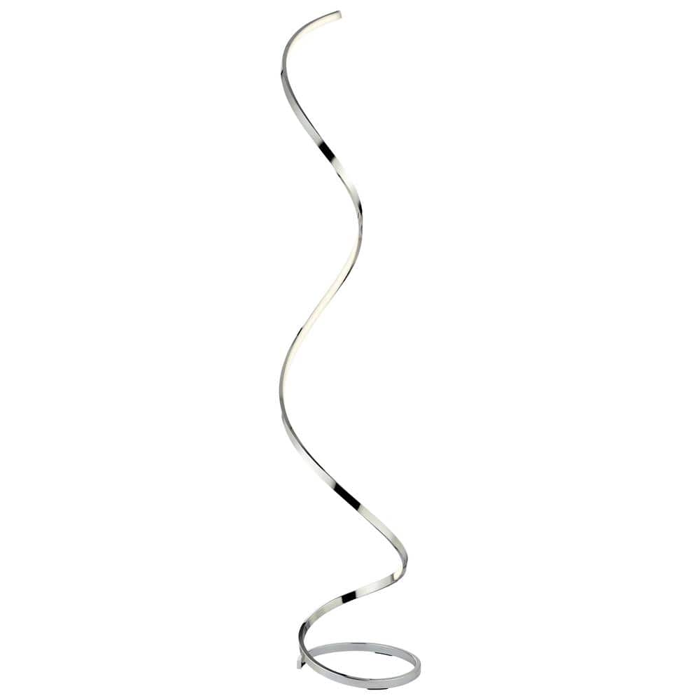 Finesse Decor Modern Spiral LED 61  Floor Lamp Dimmable Led Strip