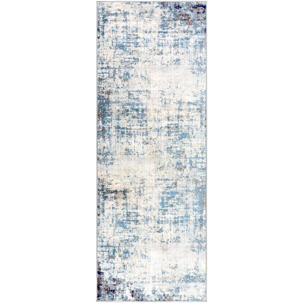 Reviews for Livabliss Hathor Dark Blue 3 ft. x 10 ft. Modern Abstract