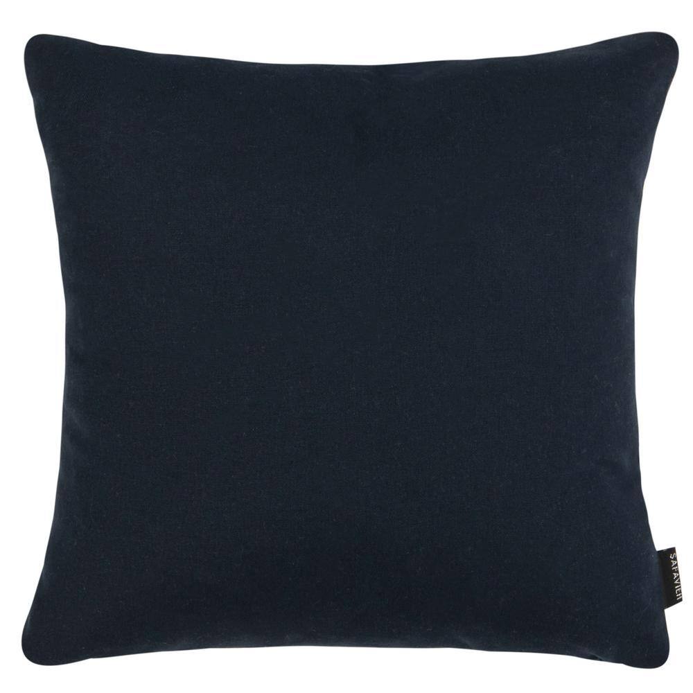 Madelyn 16" Navy and White Striped Decorative Pillow