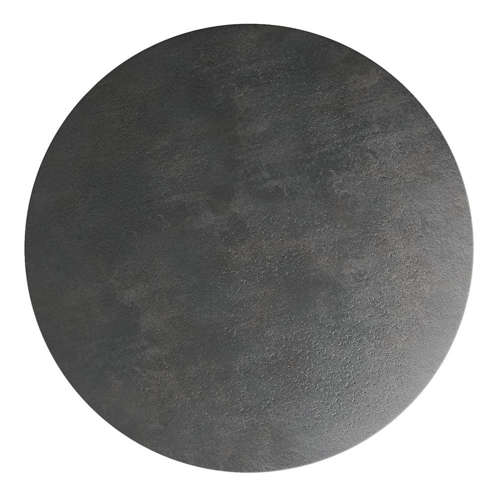 Black Nickel Round Cast Aluminum Side Table