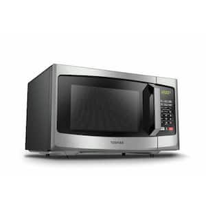 0.9 cu. ft. in Stainless Steel 900 Watt Countertop Microwave Oven with Mute Button and Eco Mode