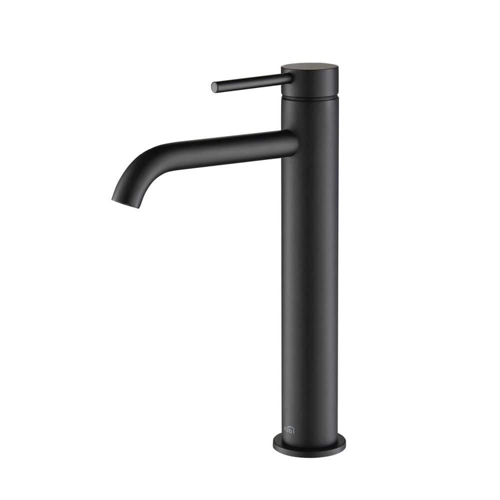 Single Handle Lever Handle Single Hole Bathroom Sink Faucet with Supply Lines and Adjustable Flow Rate in Matte Black price history on PriceWatchPro