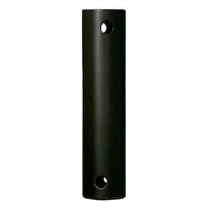 18 in. Black Stainless Steel Extension Downrod