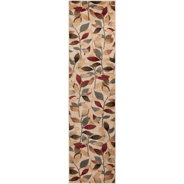Cassia Dark Red 2 ft. x 7 ft. Indoor Runner Rug