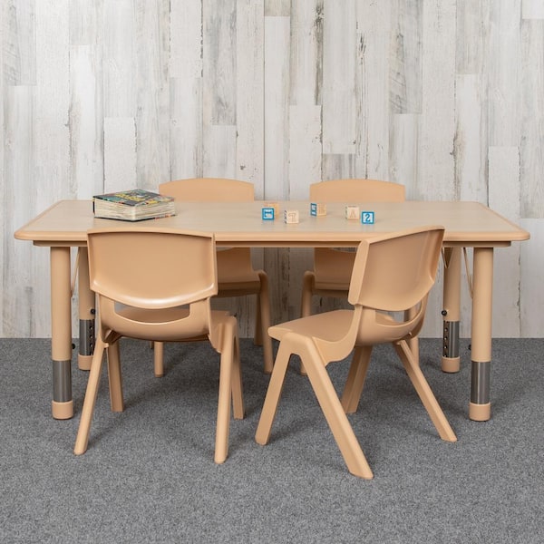 Carnegy Avenue 23.75 in. Natural Kids Table