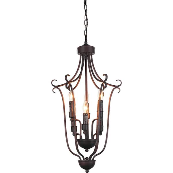 CWI Lighting Maddy 6 Light Up Chandelier With Oil Rubbed Brown Finish