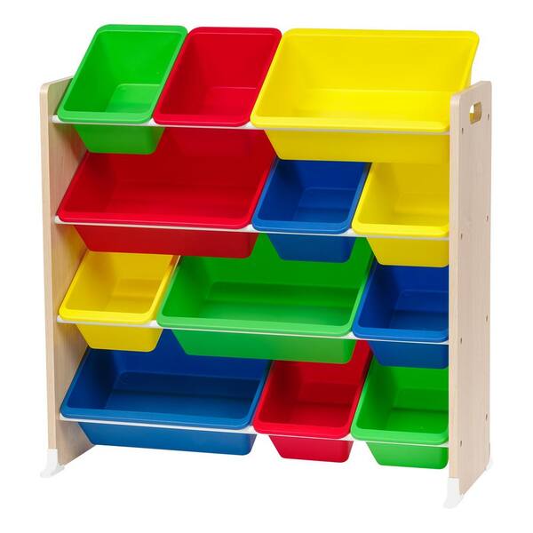 Multicolors Toy Bin Organizer Kids Childrens Storage Box 