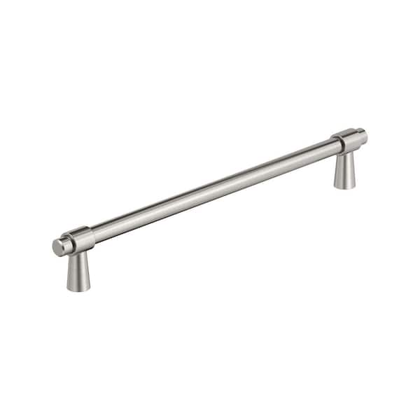 Destine 10-1/16 in. (256 mm) Center-to-Center Satin Nickel Bar Cabinet Pull