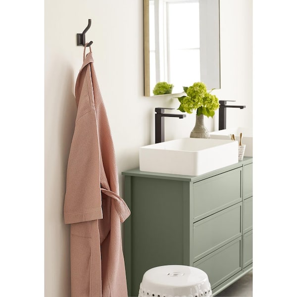 Aliso 4-1/2 in. L Oil Rubbed Bronze Double Prong Wall Hook