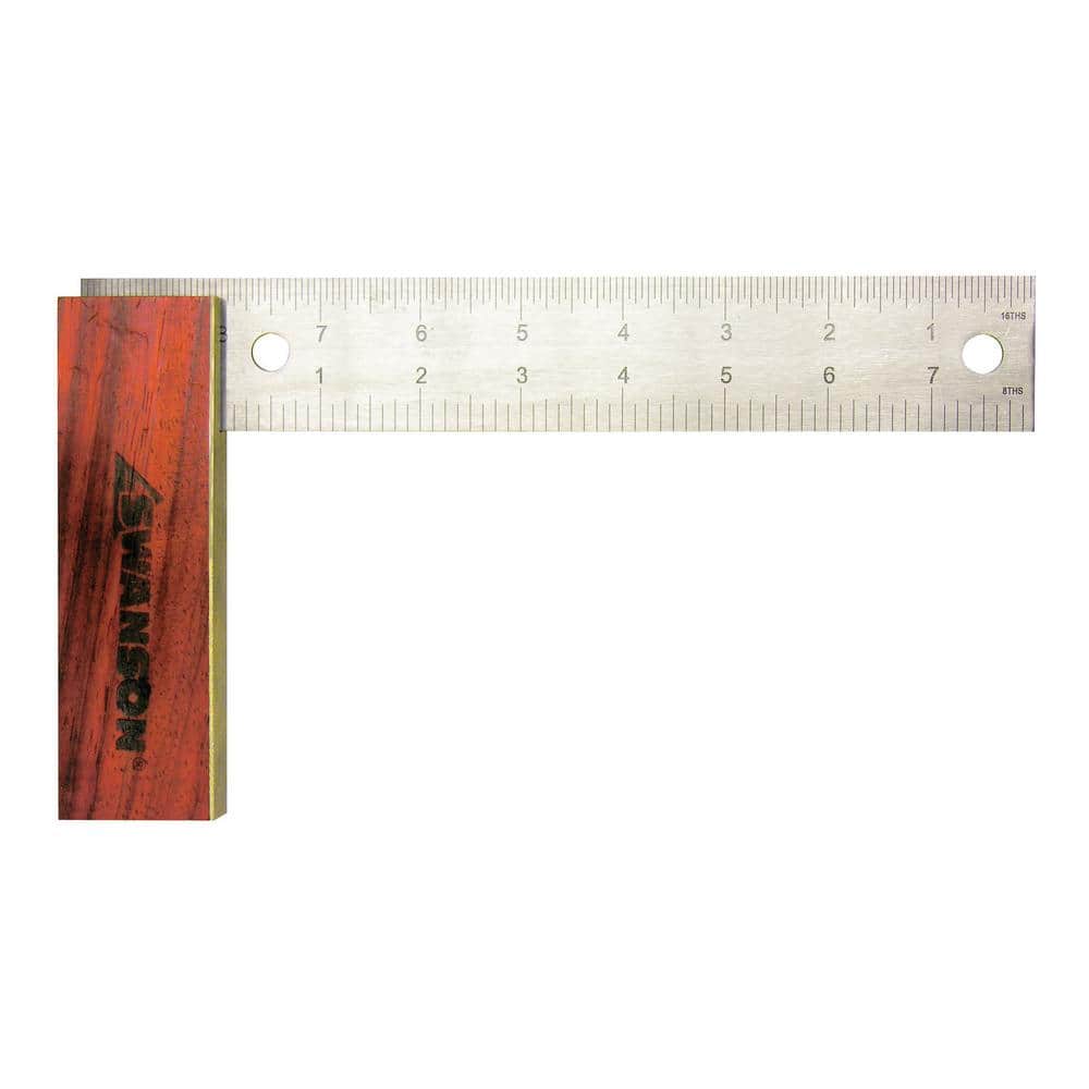 Swanson Tool TS152 8-Inch Try Square with Hardwood Handle 