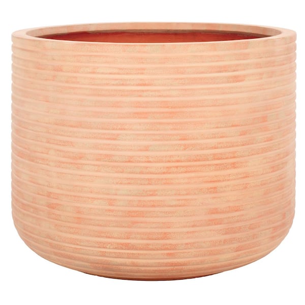 Nardo Terracotta Ficonstone/Cement Outdoor Planter (22.83 in. W x 18.11 in. H)