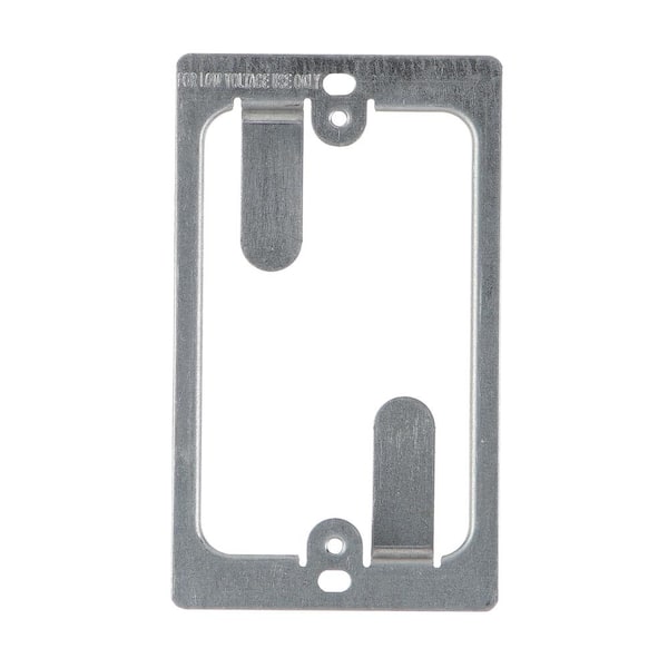 Commercial Electric 1-Gang Low Voltage Steel Mounting Bracket (2-Pack ...