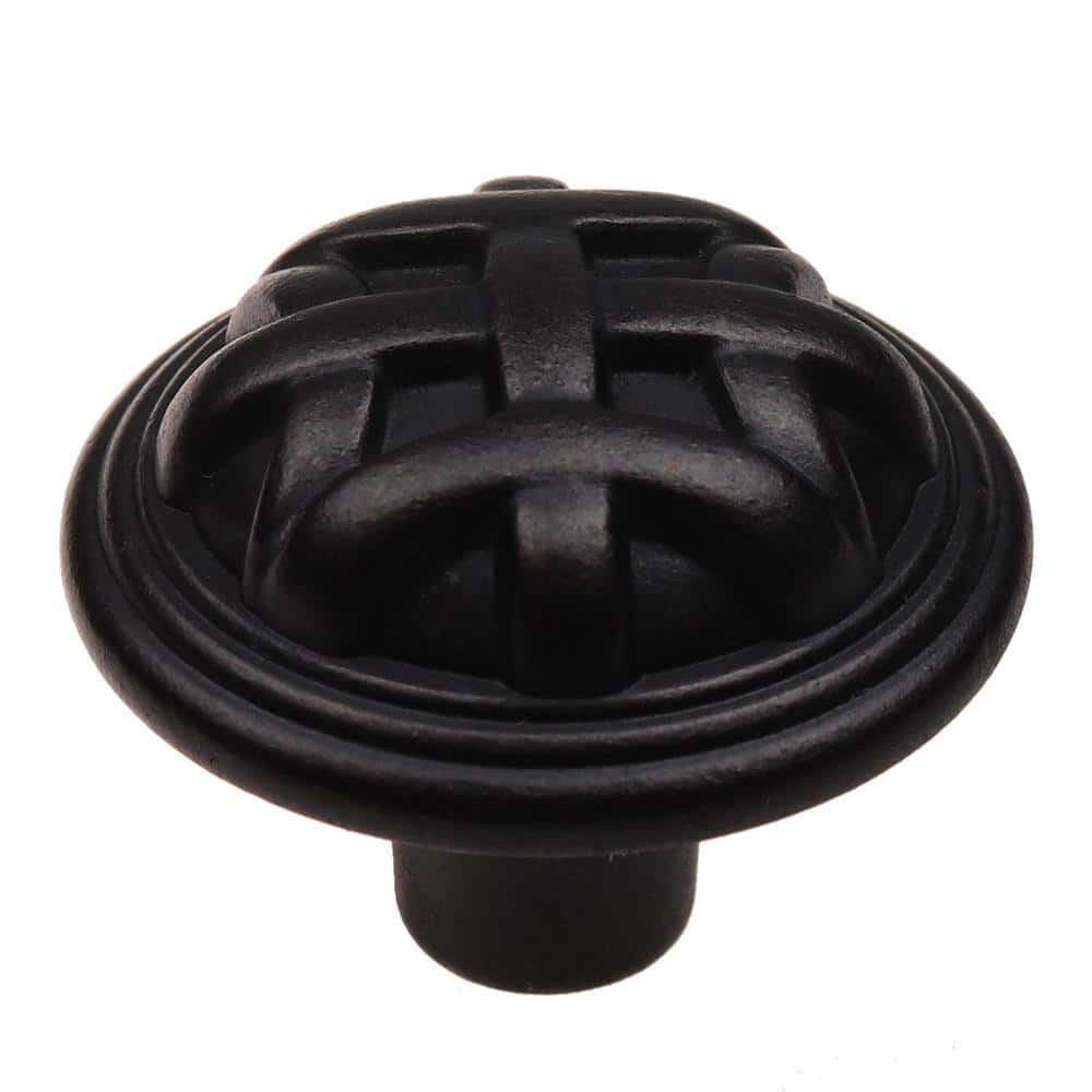 1-1/4 in. Dia Oil Rubbed Bronze Round Braided Cabinet Knobs (10-Pack) price history on PriceWatchPro