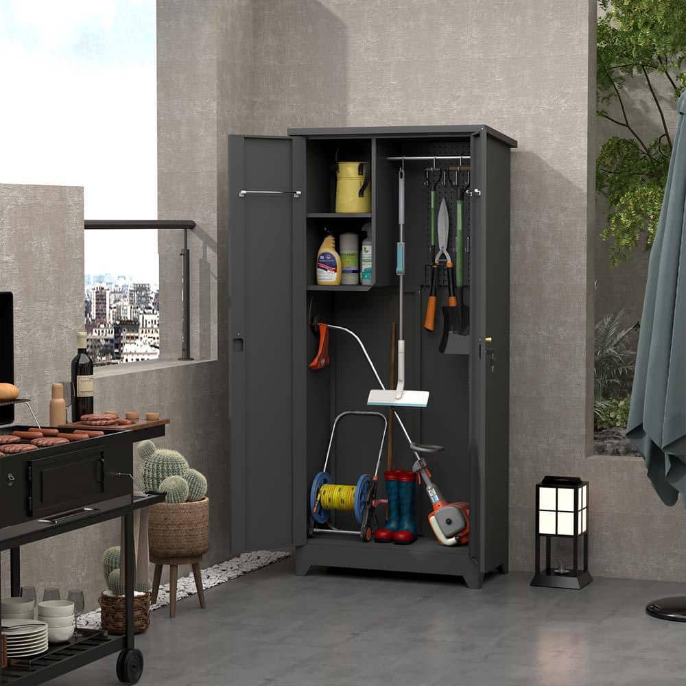 30 in. W x 15 in. D x 72 in. H Outdoor Storage Cabinet,Garage
