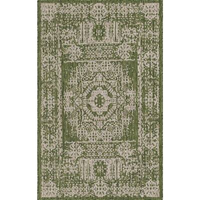 Green 5 X 8 Outdoor Rugs, Blue And Green Outdoor Rug 5 215 75