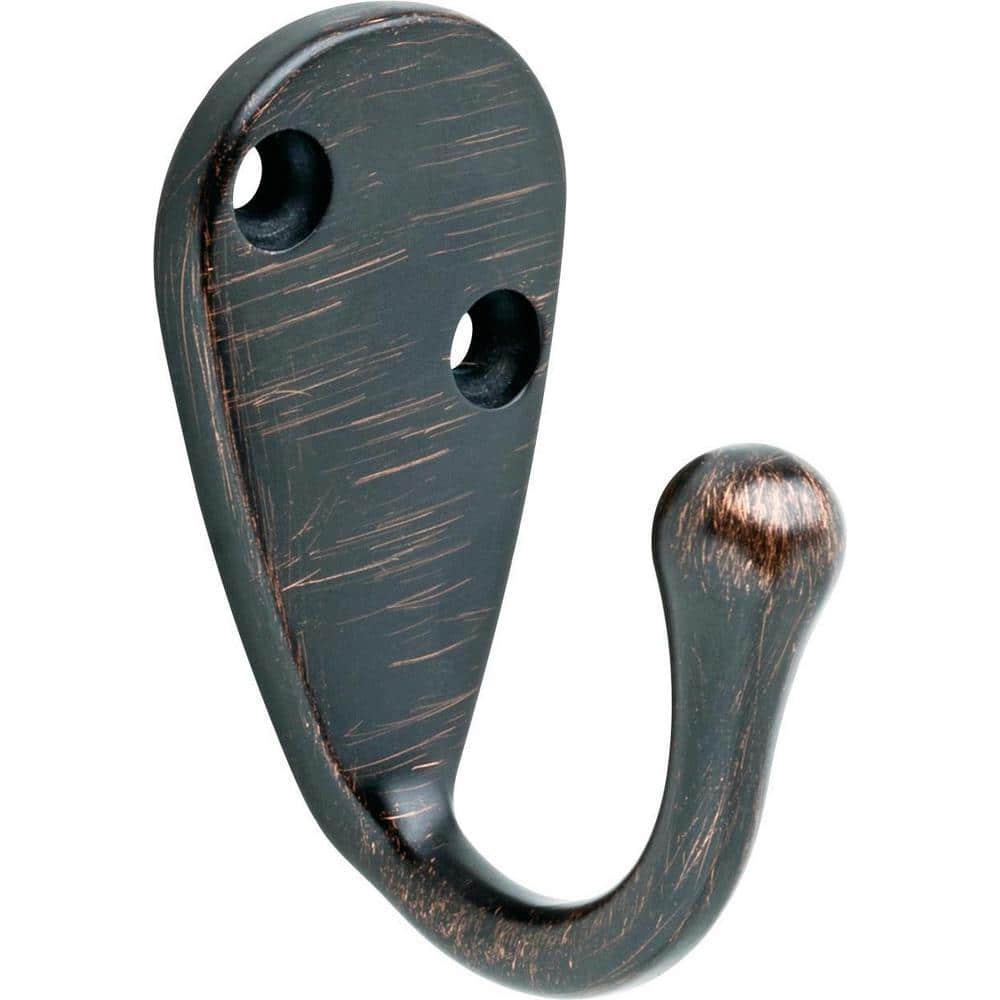 2-3/5 in. Venetian Bronze Single Wall Hook