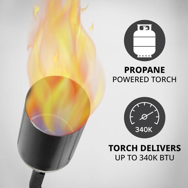 battery operated flame torch