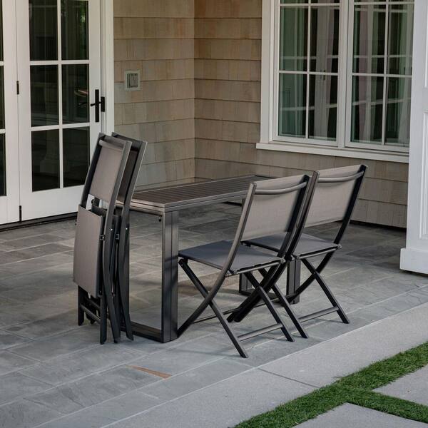 Hanover Conrad 31.5 in. x 46 in. Folding Outdoor Console