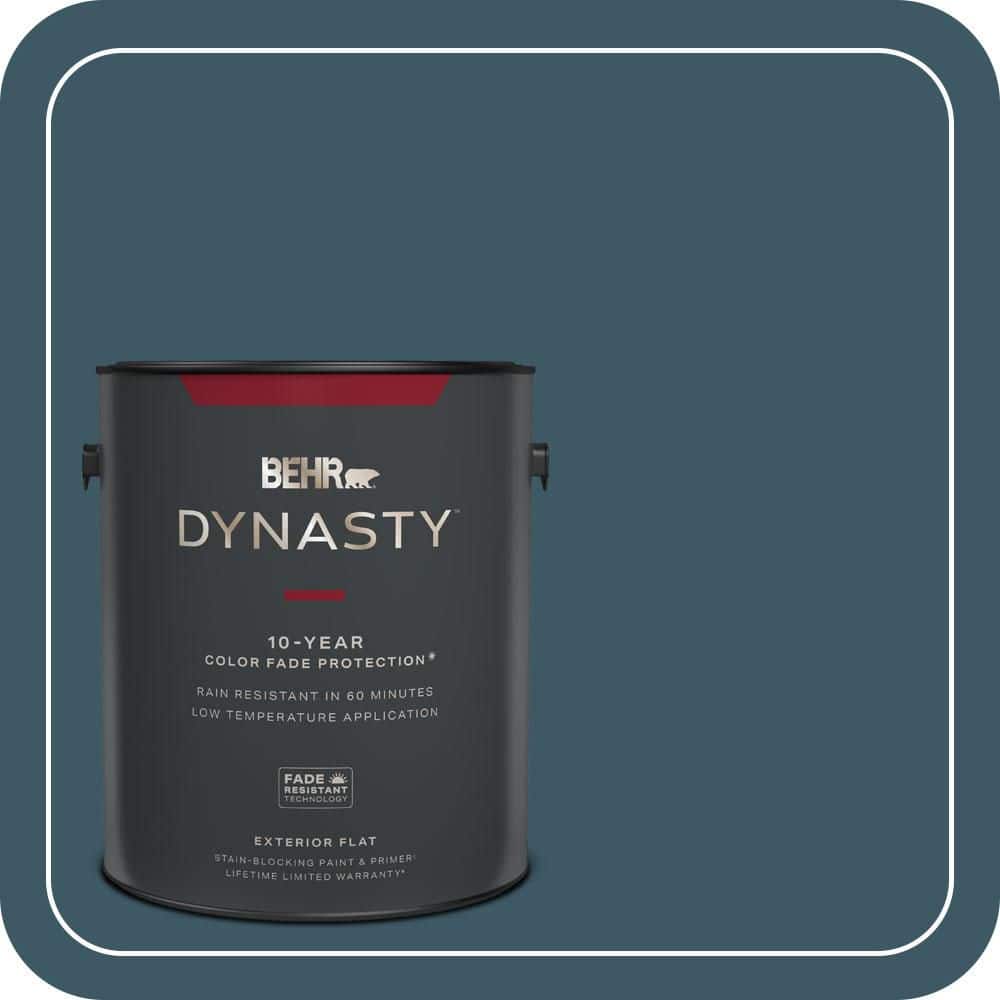 1 gal. #530F-7 Rain Storm Flat Exterior Stain-Blocking Paint & Primer price history on PriceWatchPro