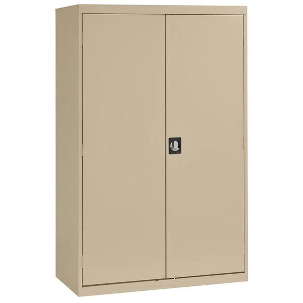 Sandusky Elite Series Steel Freestanding Garage Cabinet in Tropic Sand (46 in. W x 78 in. H x 24 in. D)