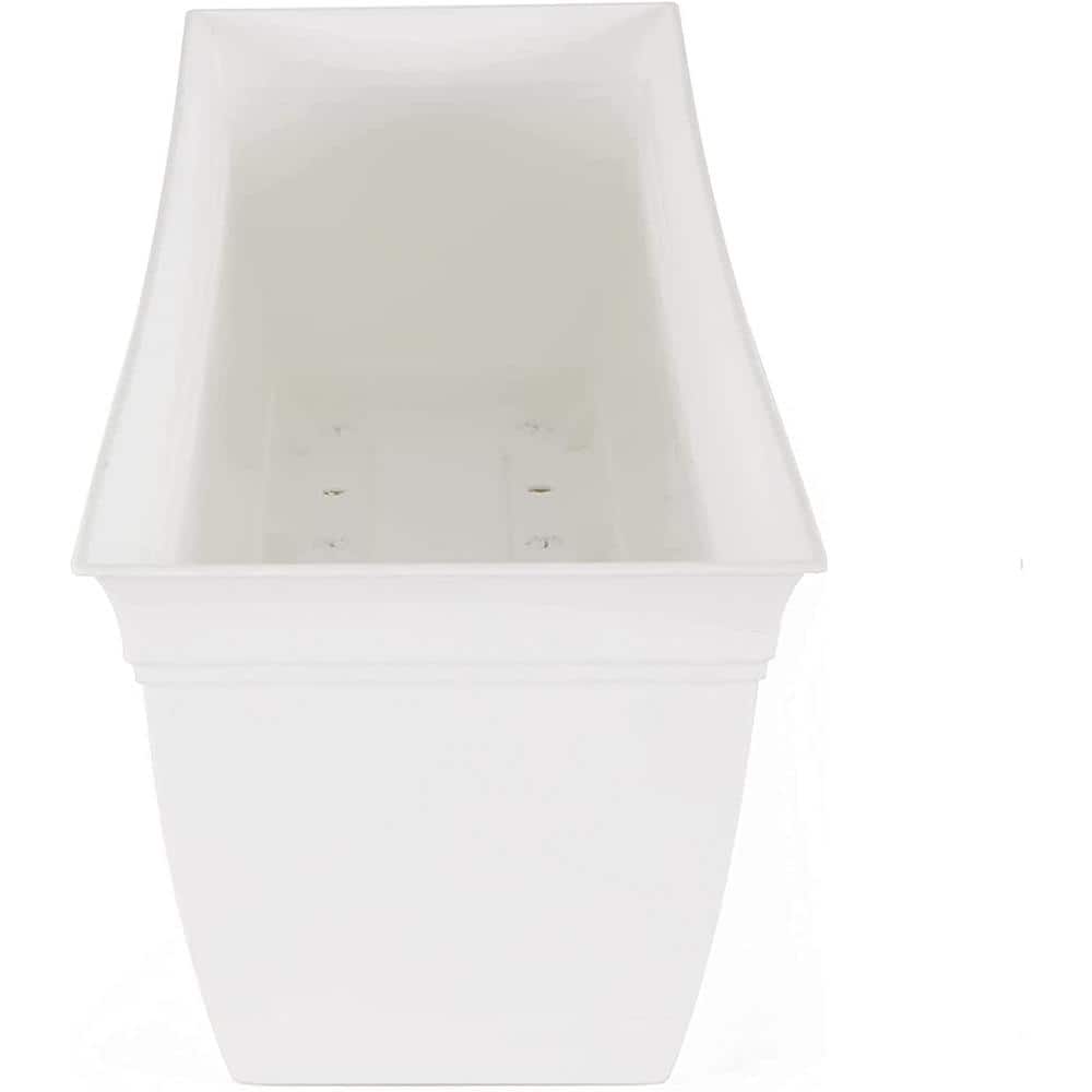 30 in. Window Planter Indoor Outdoor Rectangular Plant Pot with Removable S