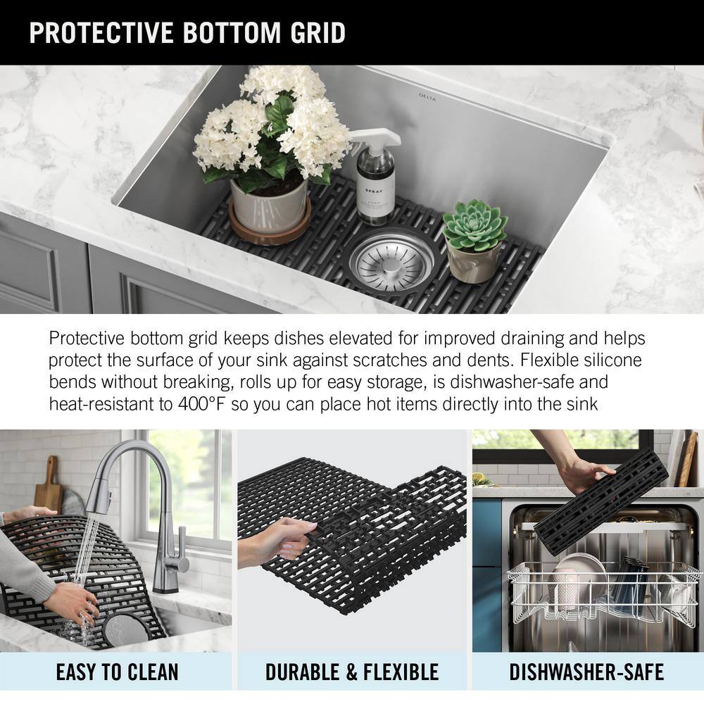 24-inch Stainless Steel Undermount Single Bowl Utility Sink