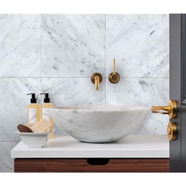 Gray 12 in. x 12 in. Honed Marble Mosaic Tile (10 sq. ft./Case)