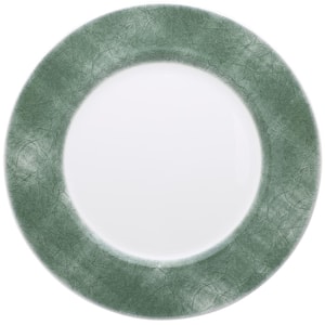 Green Hammock 12.5 in. (Green) Porcelain Round Platter