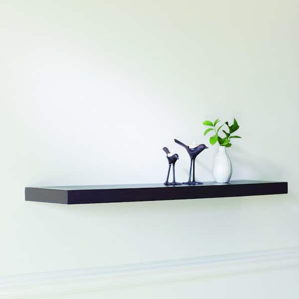 42 inch black floating shelf discount