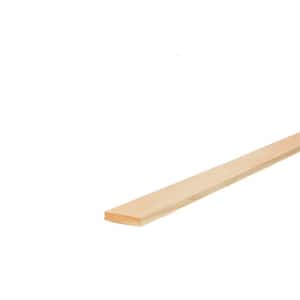 1 in. x 4 in. x 8 ft. Select Kiln-Dried Square Edge Common Softwood Whitewood Board