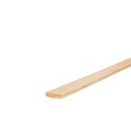 1 in. x 4 in. x 12 ft. Select Kiln-Dried Square Edge Whitewood Common Softwood Boards