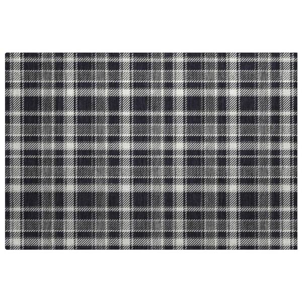 Dream Shag Premium Machine Washable Abstract ADS563 Black 2 ft. x 3 ft. Accent Rug