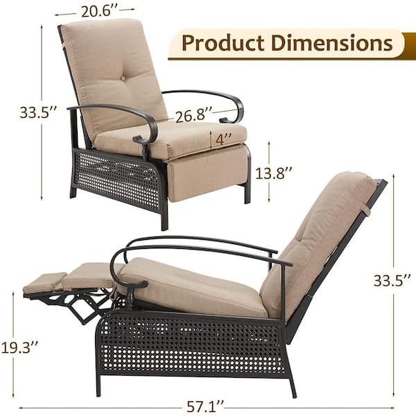 home depot outdoor reclining chairs