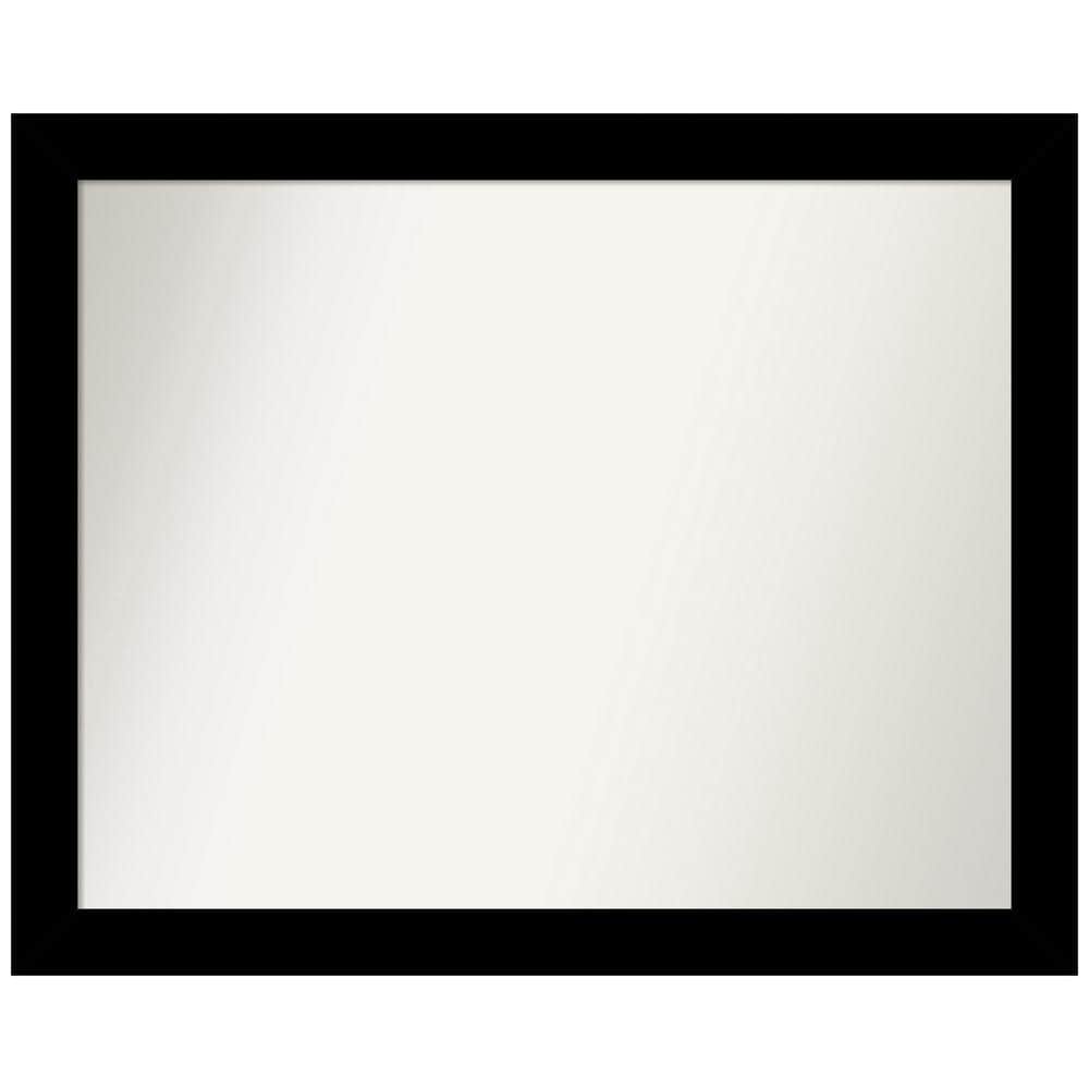 Amanti Art Basic Black Narrow 31.25 in. x 25.25 in. Non-Beveled Modern ...