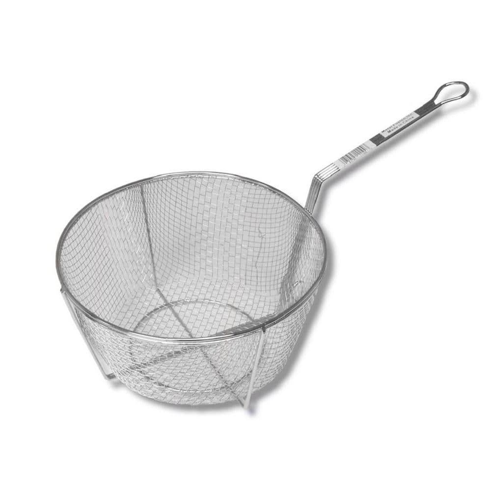 King Kooker 11 in. Nickel Plated Straining Basket