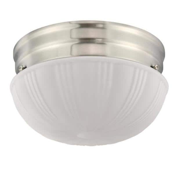 Brushed Nickel LED Flush Mount Ceiling Light