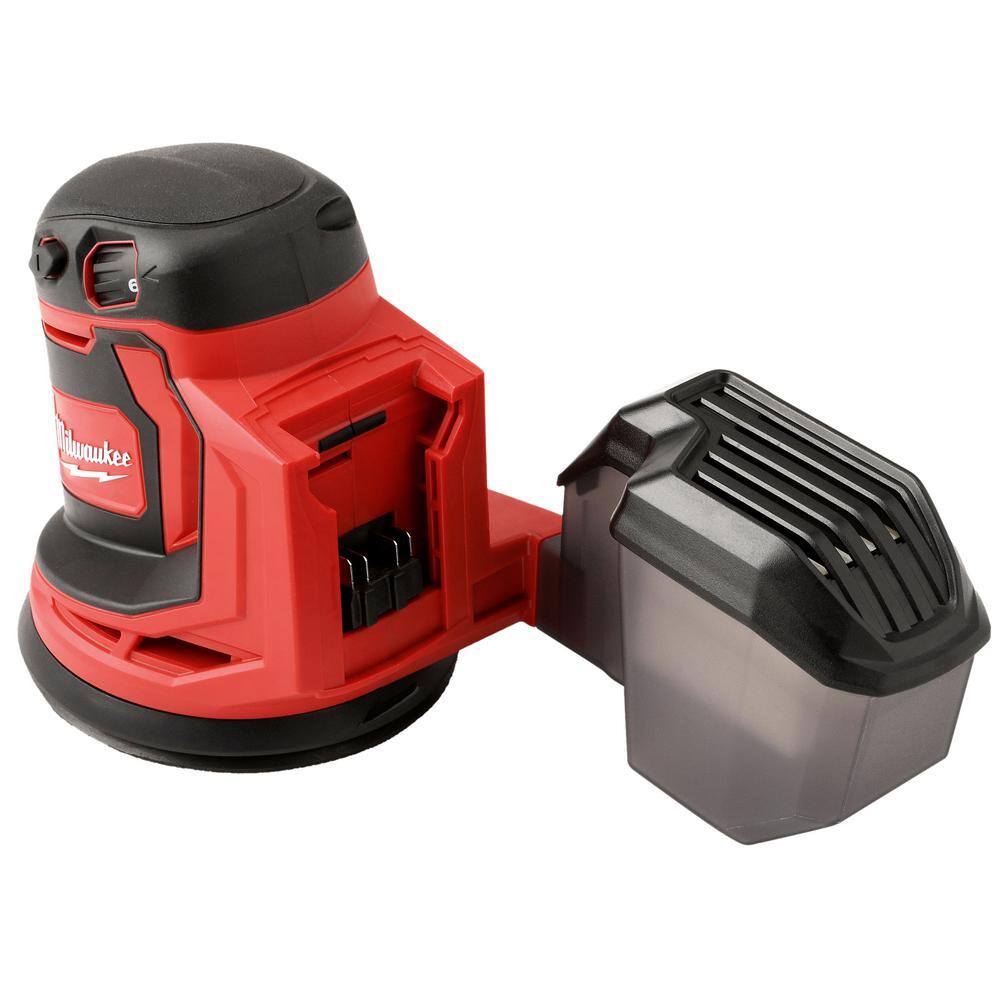 M18 18V Lithium-Ion Cordless 5 in. Random Orbit Sander with Two 3.0 Ah Batteries - 3