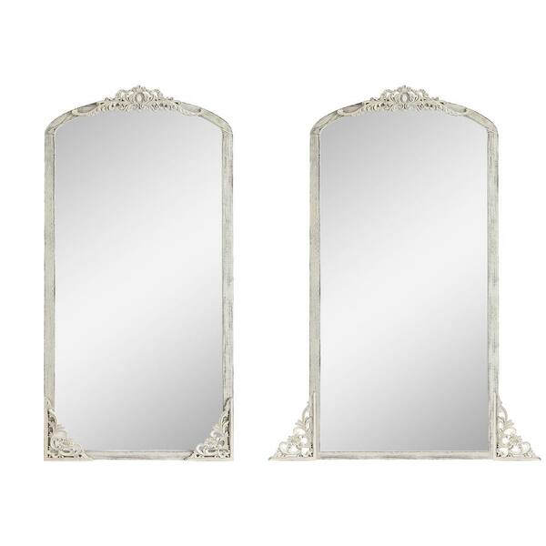 PexFix Rustic Arched 28 in. W x 67 in. H Solid Wood Framed DIY Carved