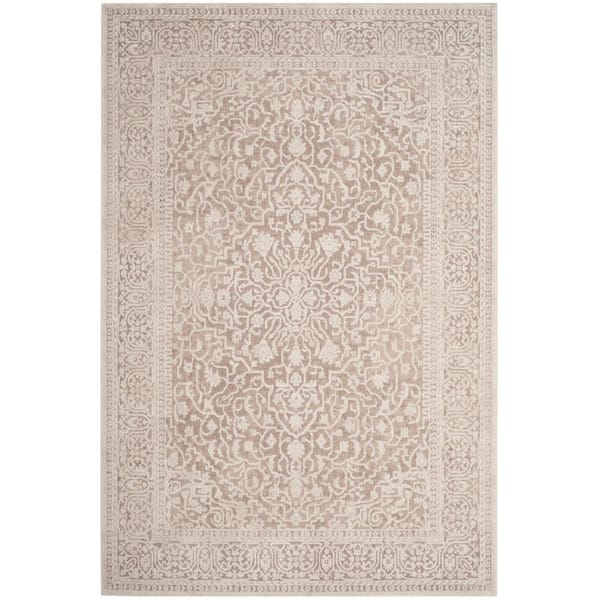 Reflection 6 ft. x 8 ft. Beige/Cream Oriental Area Rug