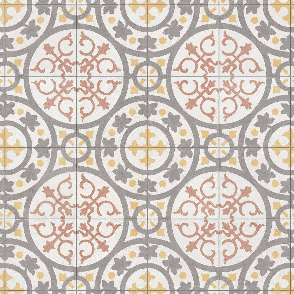 Merola Tile Kings Paname Trocadero 17-5/8 in. x 17-5/8 in. Ceramic ...