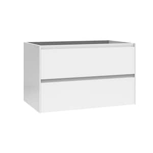 Perla 31.0 in. Bath Vanity Cabinet without Top in Glossy White Assembled